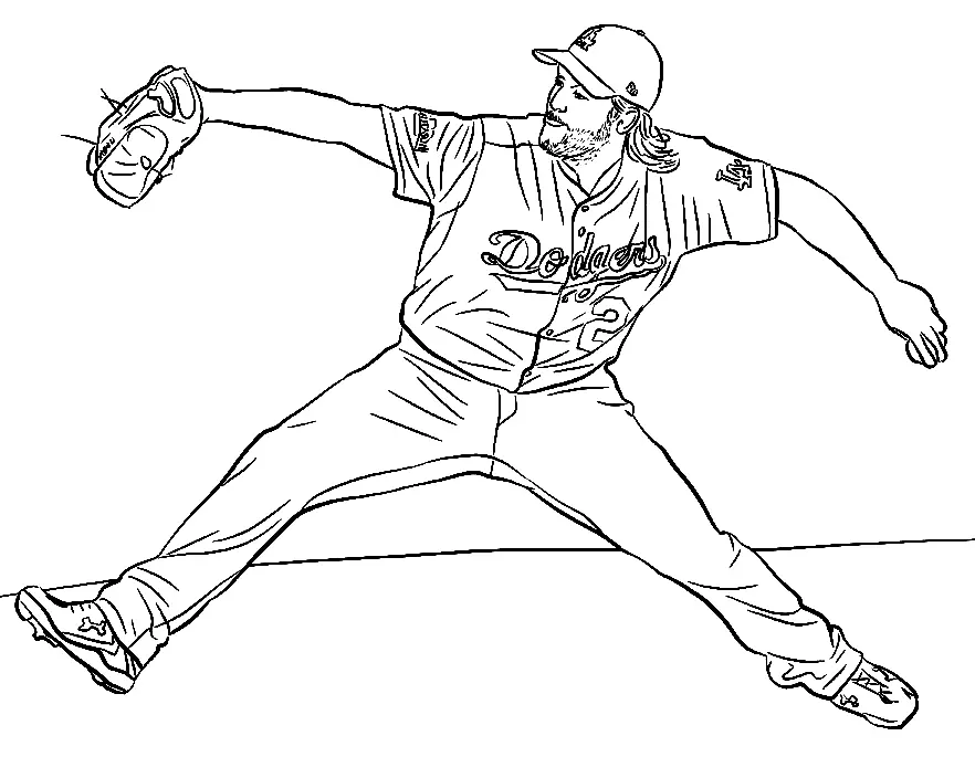 MLB Coloring Pages