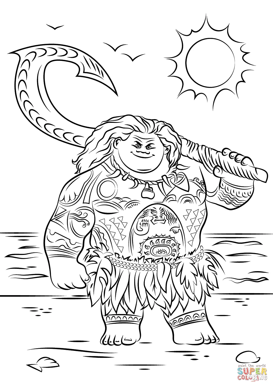 Moana Coloring Pages