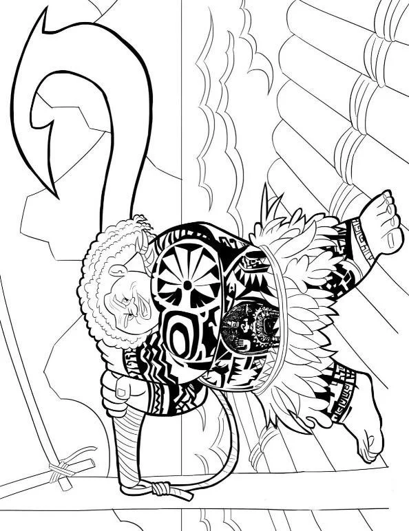 Moana Coloring Pages