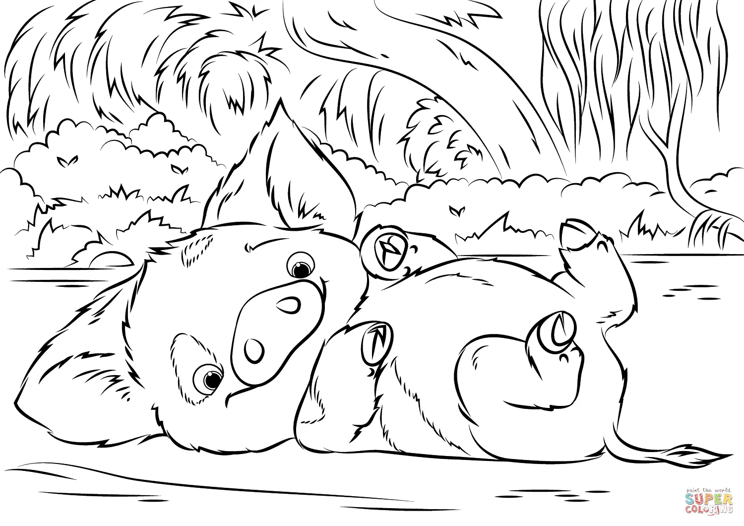 Moana Coloring Pages