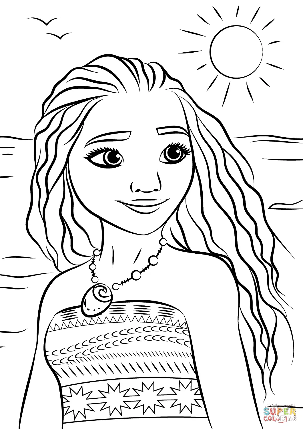 Moana Coloring Pages