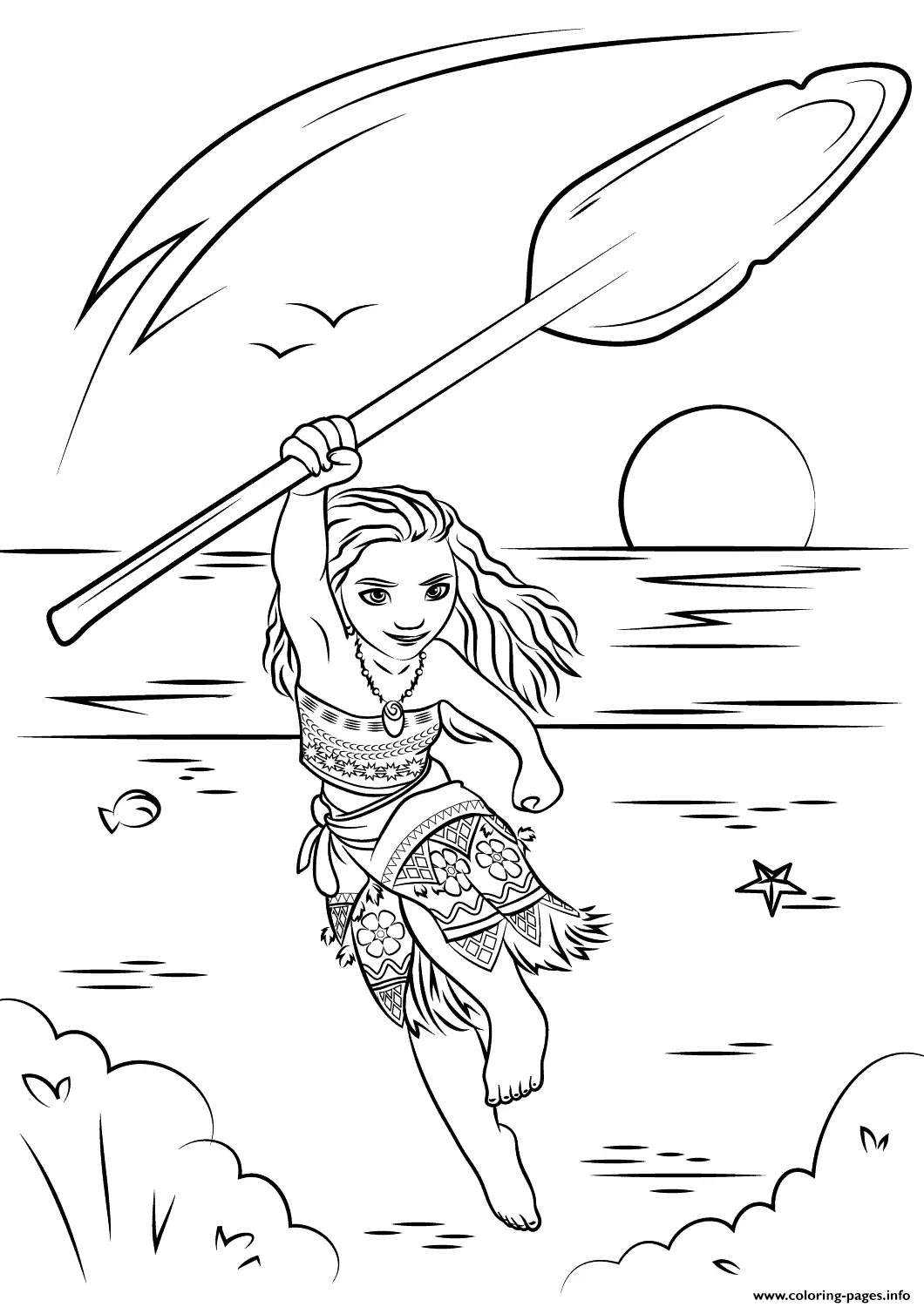 Moana Coloring Pages