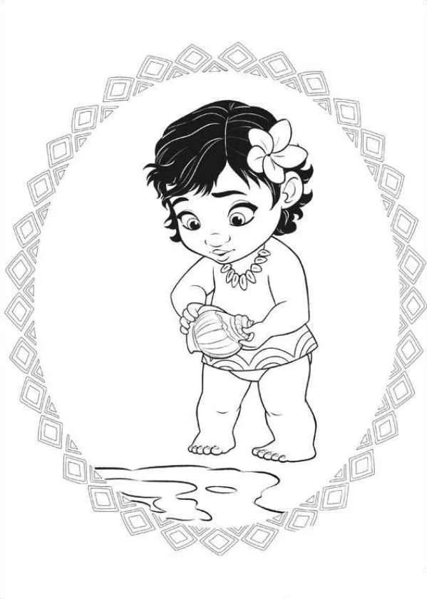 Moana Coloring Pages