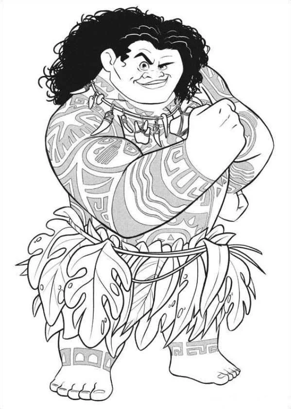 Moana Coloring Pages