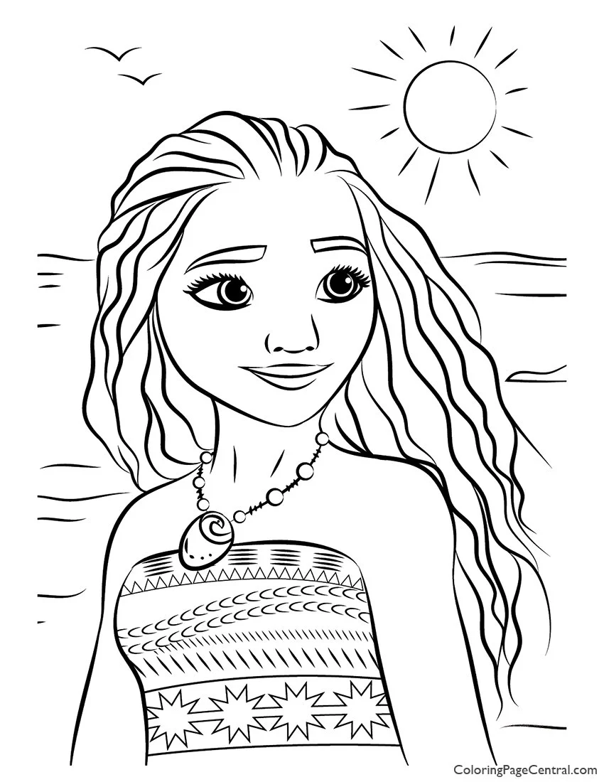 Moana Coloring Pages