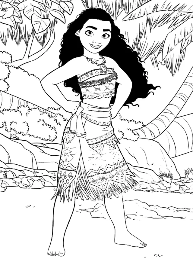 Moana Coloring Pages