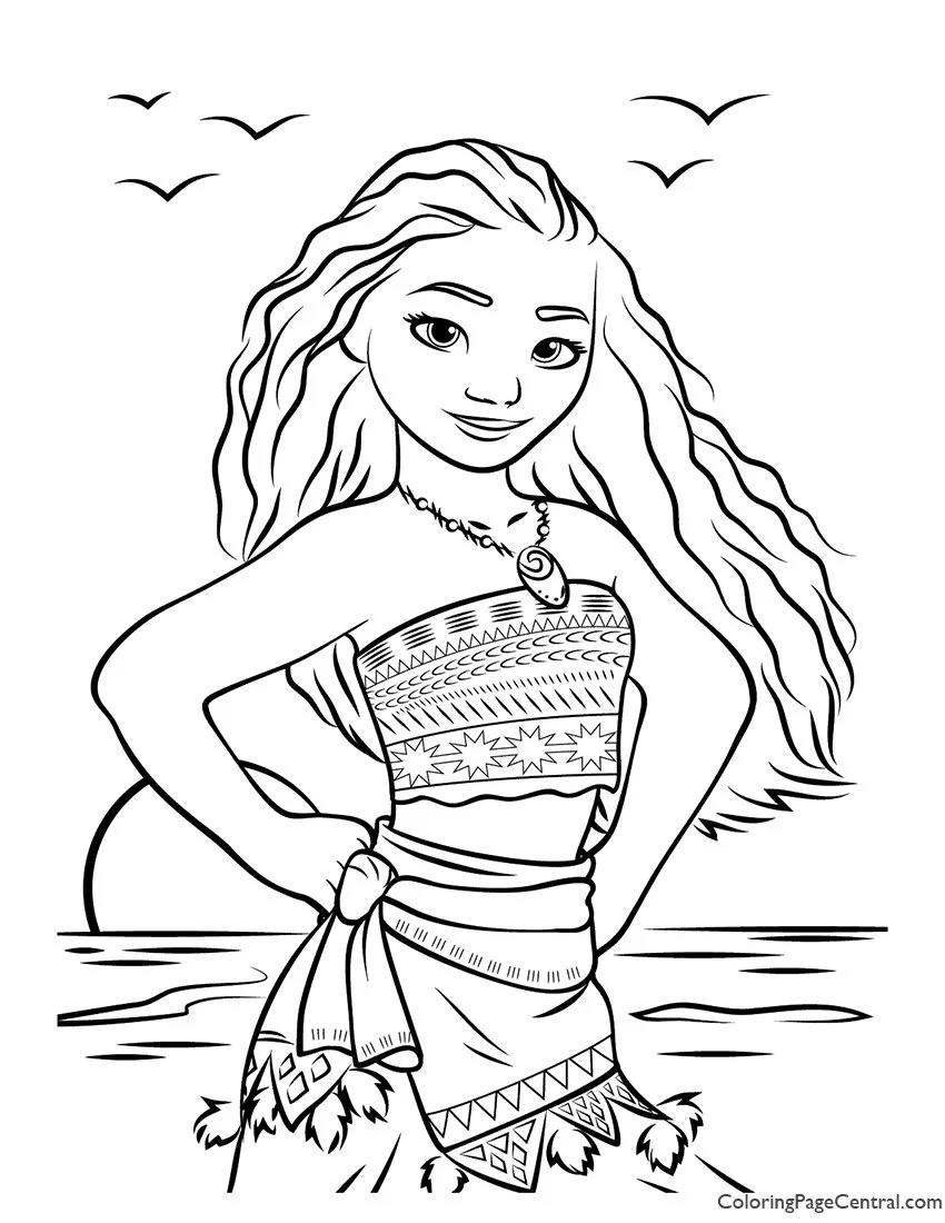 Moana Coloring Pages