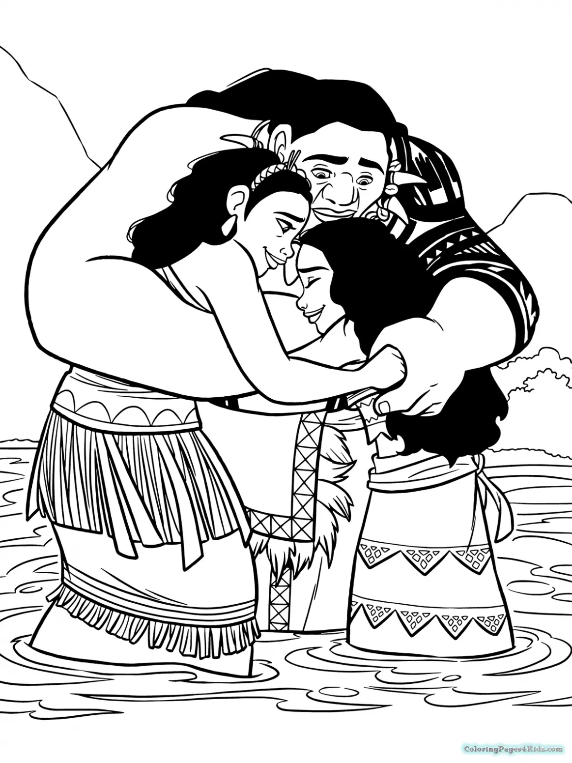 Moana Coloring Pages