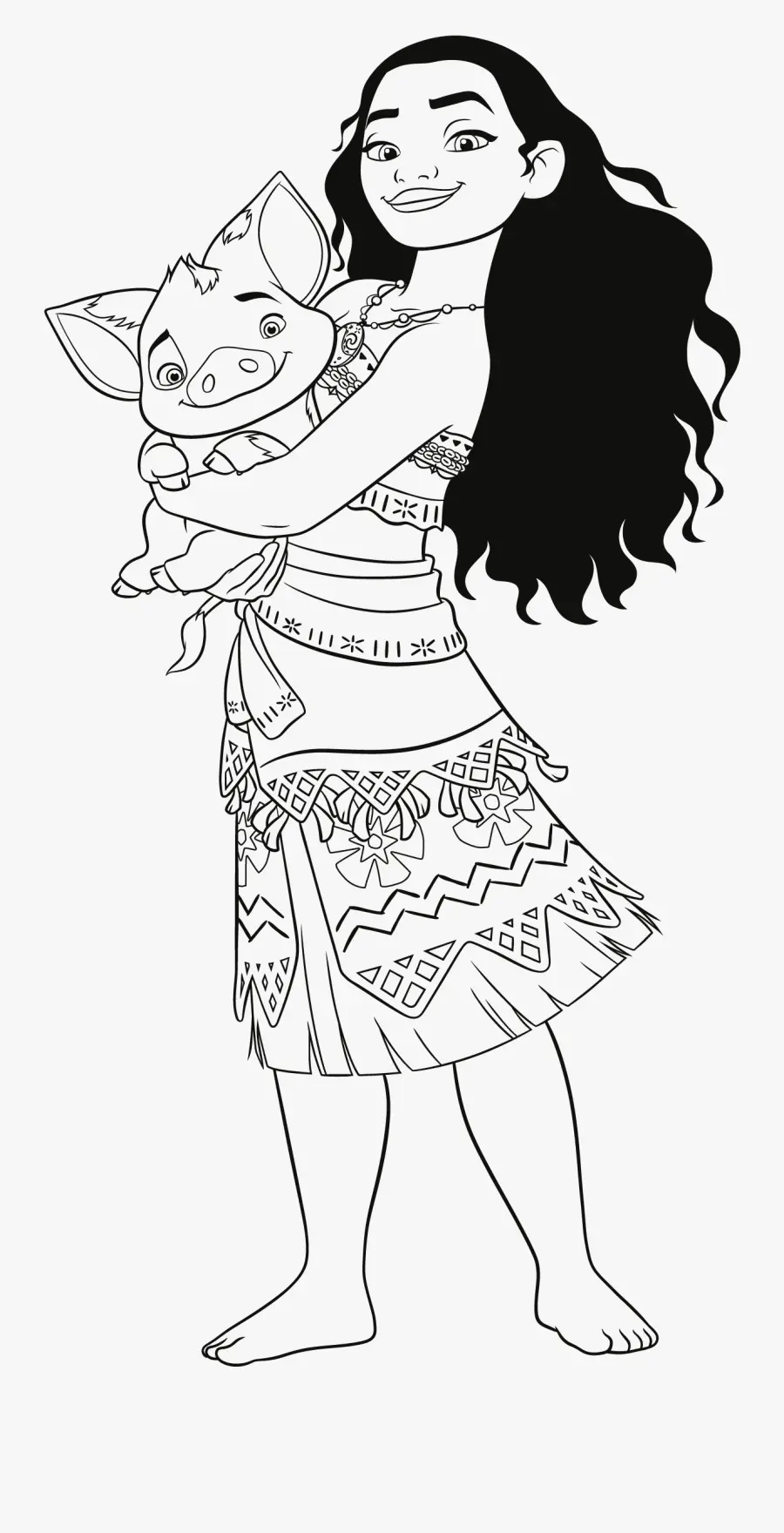 Moana Coloring Pages