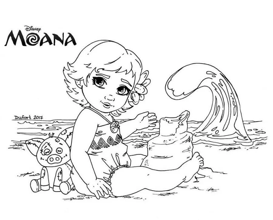 Moana Coloring Pages