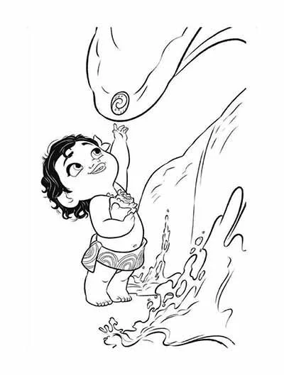 Moana Coloring Pages