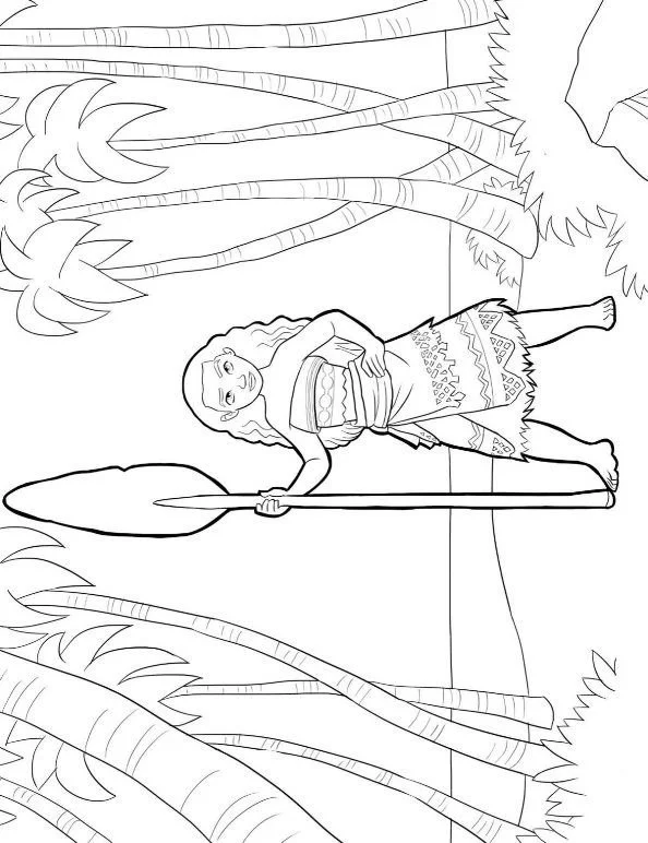 Moana Coloring Pages