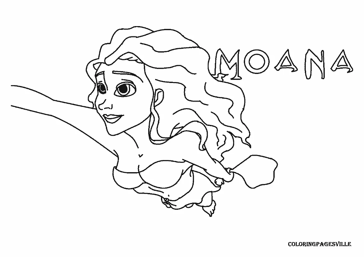 Moana Coloring Pages