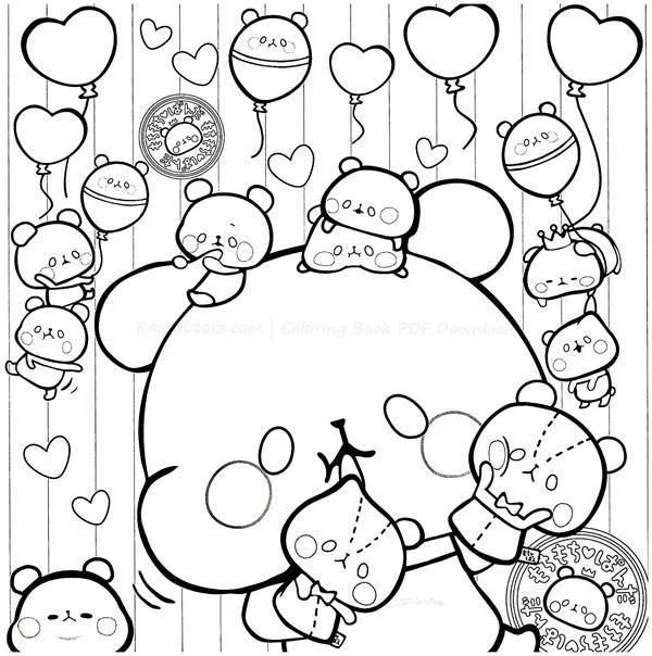 Mochi Coloring Pages