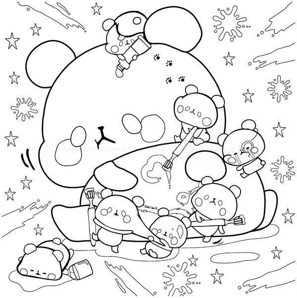 Mochi Coloring Pages