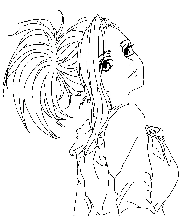 Momo Yaoyorozu Coloring Pages