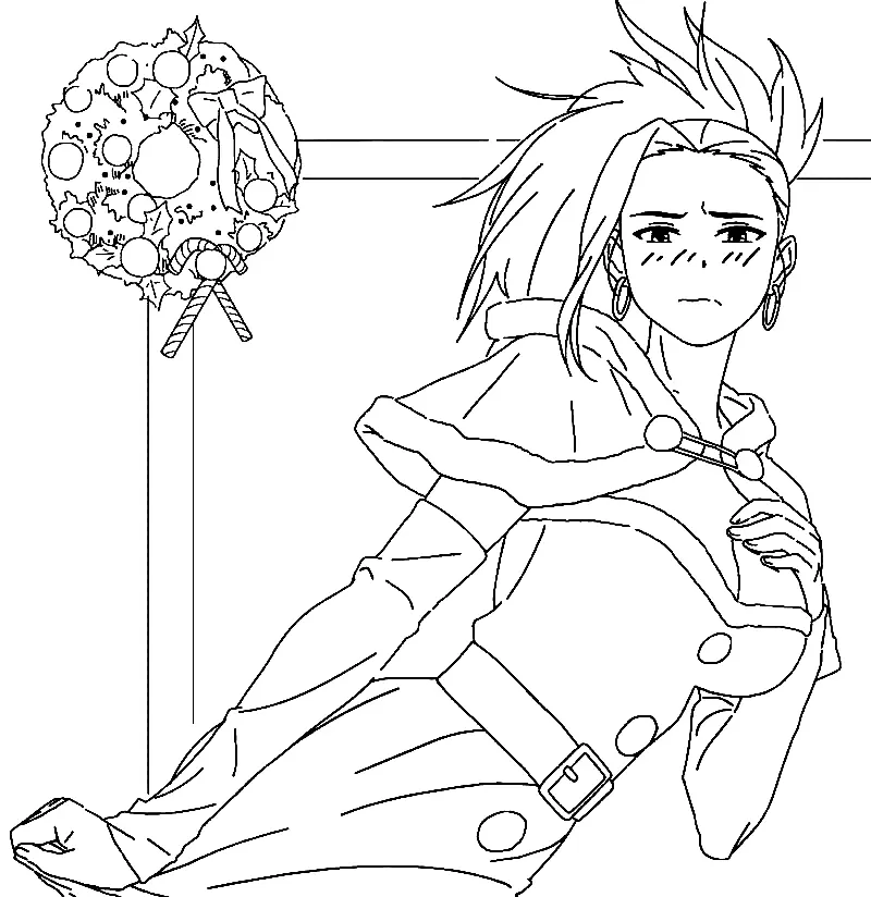 Momo Yaoyorozu Coloring Pages