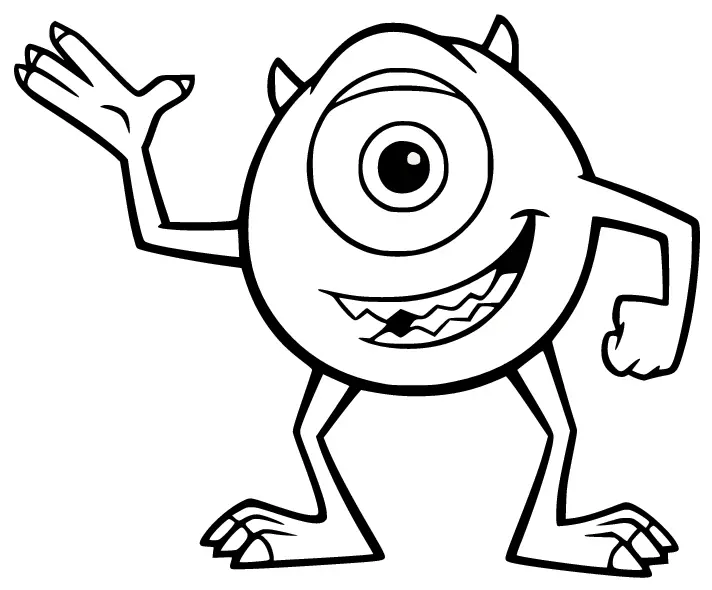 Monsters Inc Coloring Pages