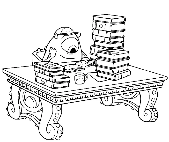 Monsters University Coloring Pages