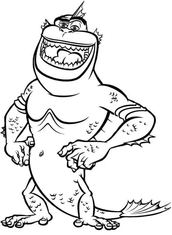 Monsters vs Aliens Coloring Pages