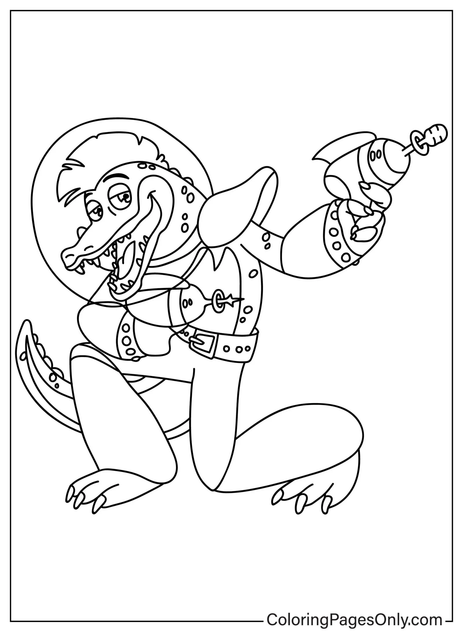 Montgomery Gator Coloring Pages