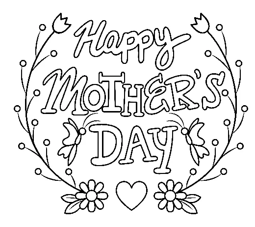 Mother s Day Coloring Pages