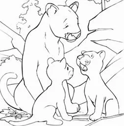 Mountains Coloring Pages