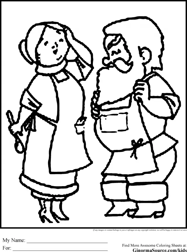 Mrs Claus Coloring Pages