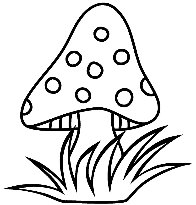 Mushroom Coloring Pages — Coloring Pages to Print