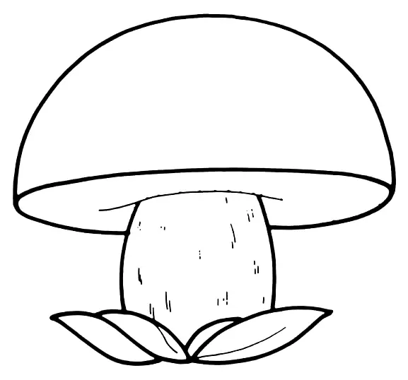 Mushroom Coloring Pages