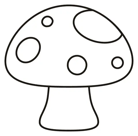 Mushroom Coloring Pages