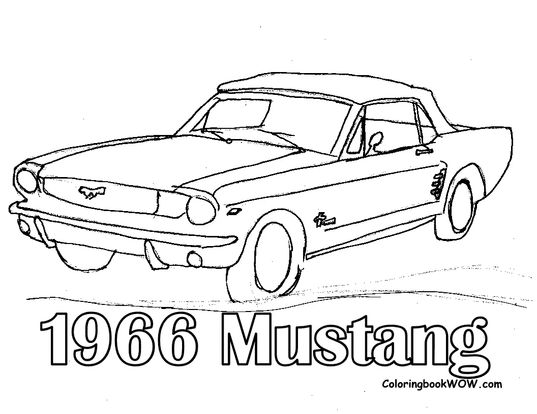 Mustang Coloring Pages