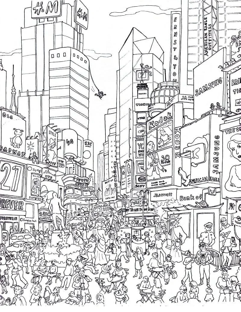 New York Coloring Pages