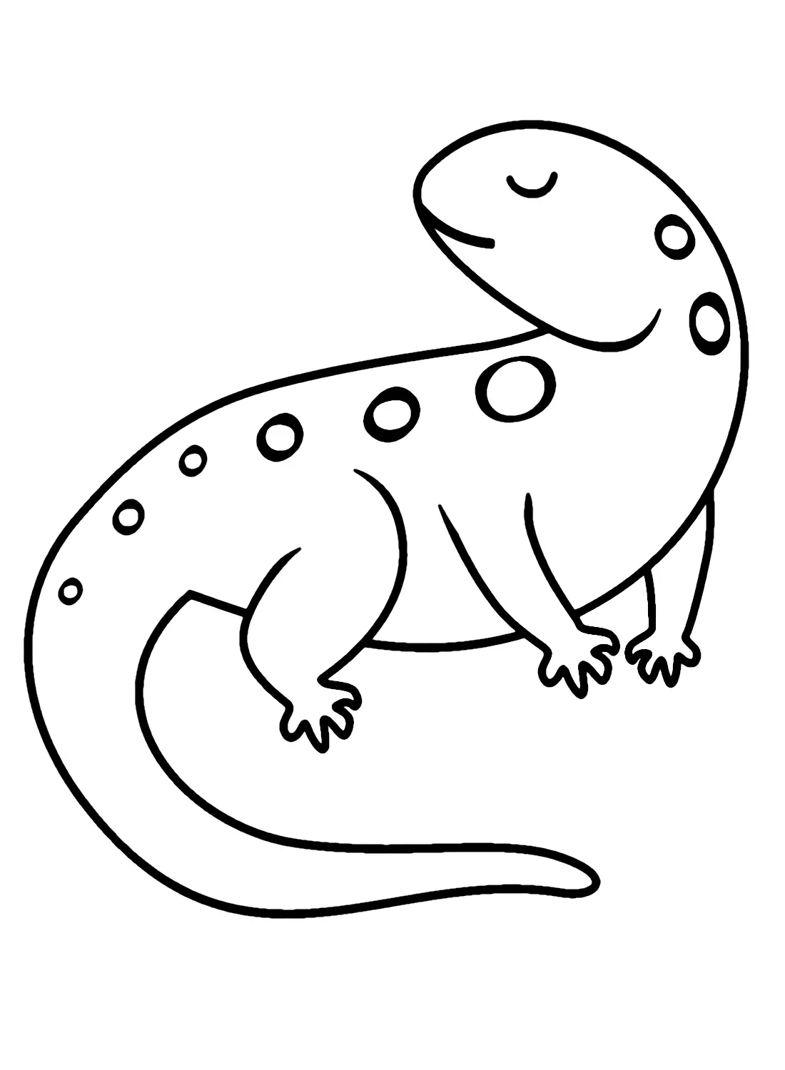 Newt Coloring Pages