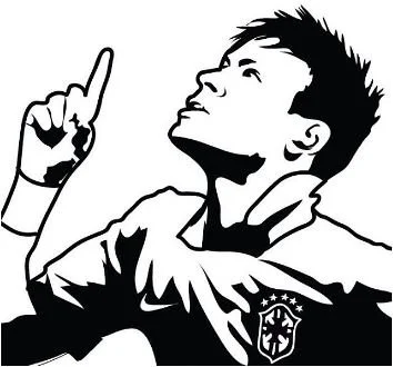 Neymar Coloring Pages