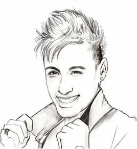 Neymar Coloring Pages