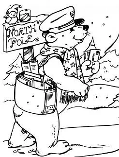 North and South poles Coloring Pages