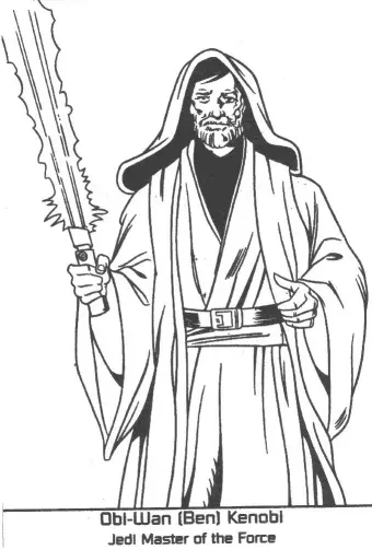 Obi Wan Kenobi Coloring Pages