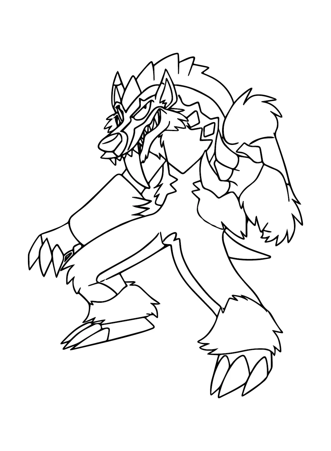 Obstagoon Coloring Pages