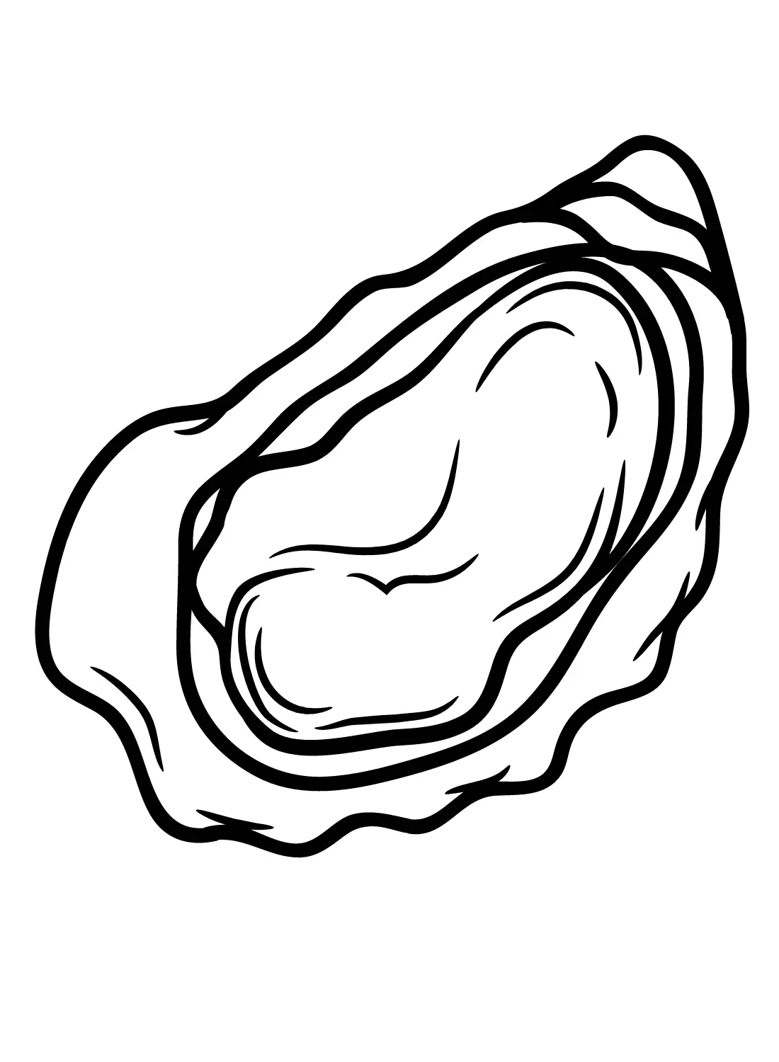 Oyster Coloring Pages