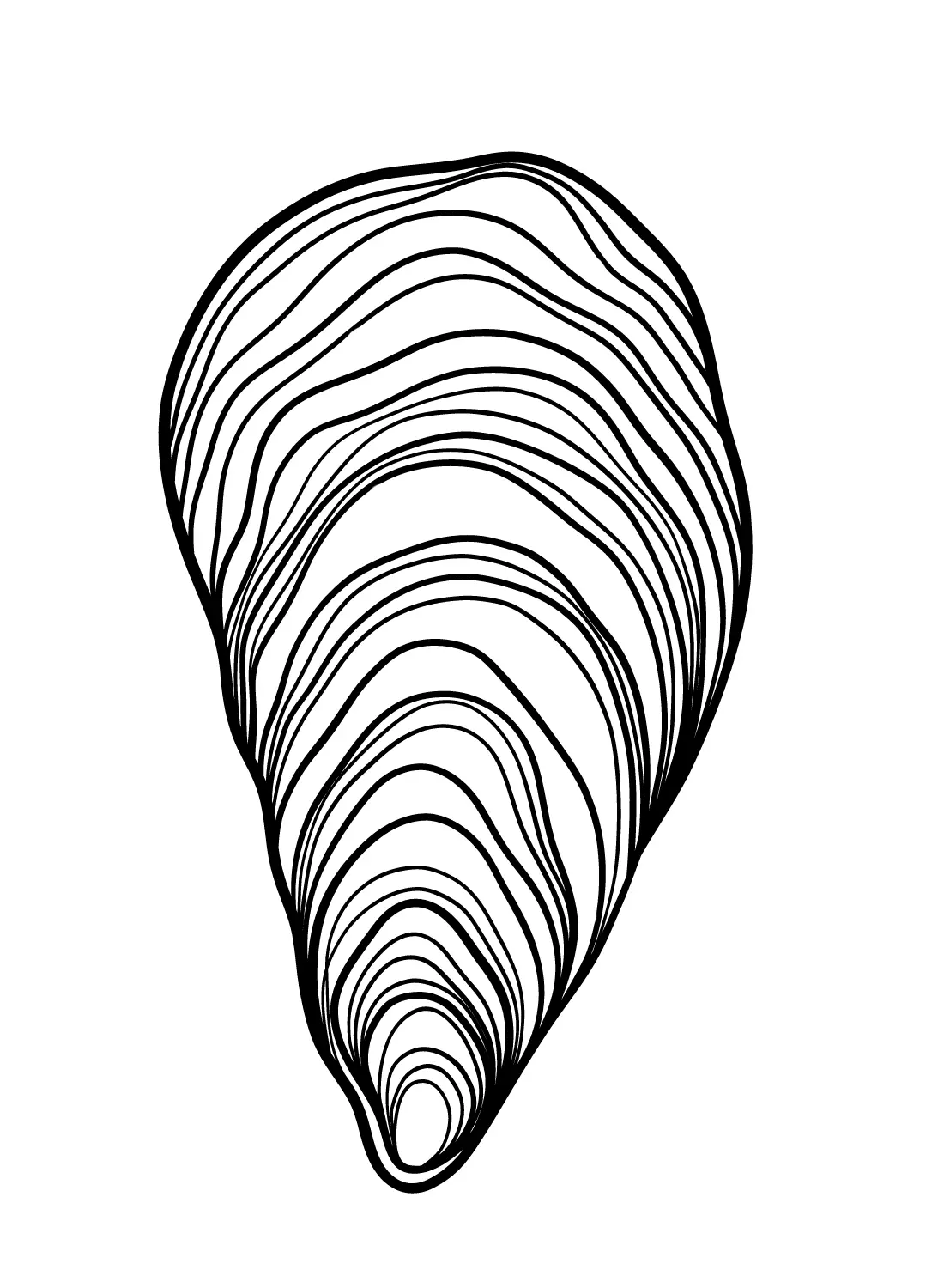 Oyster Coloring Pages