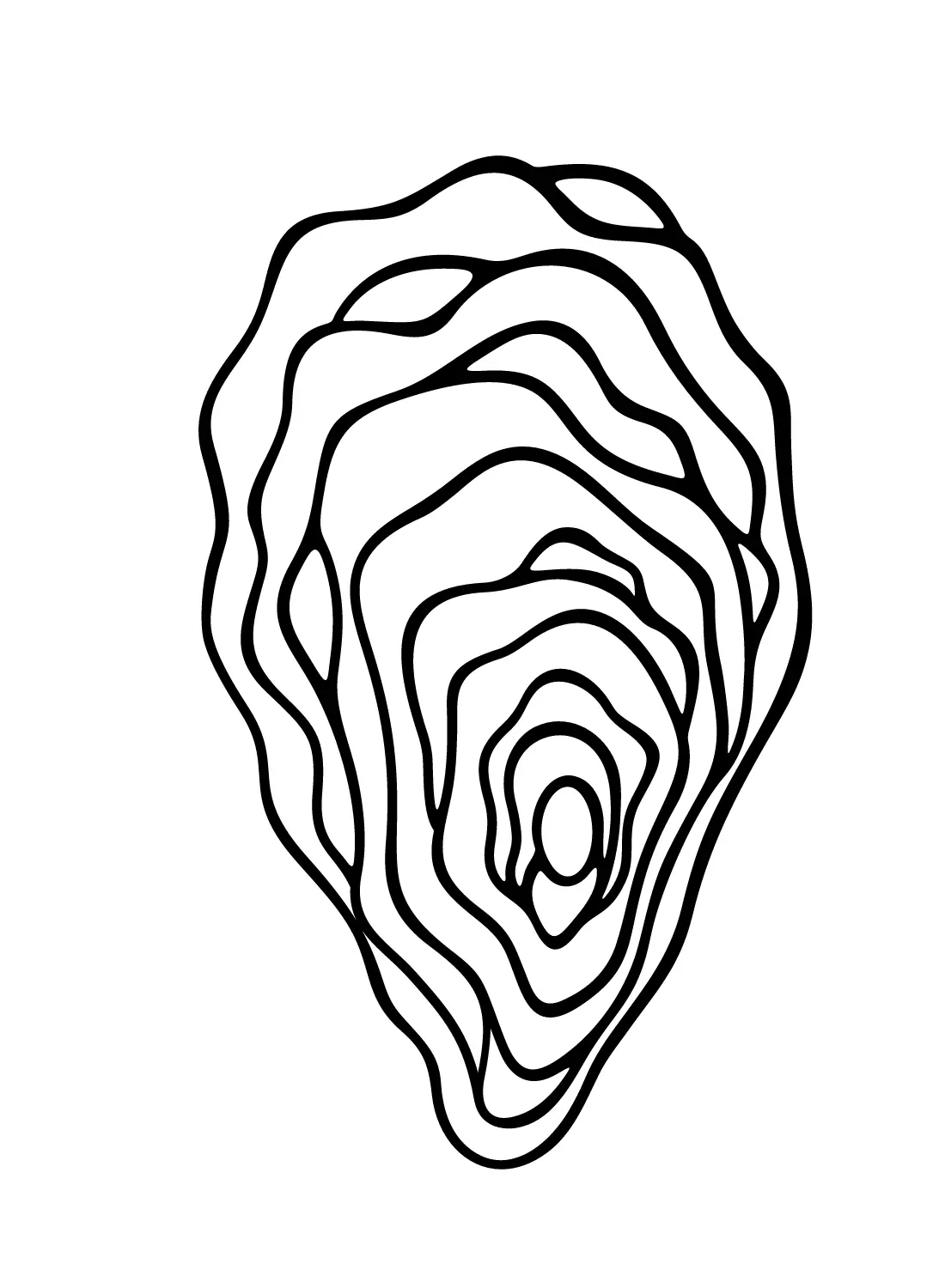 Oyster Coloring Pages