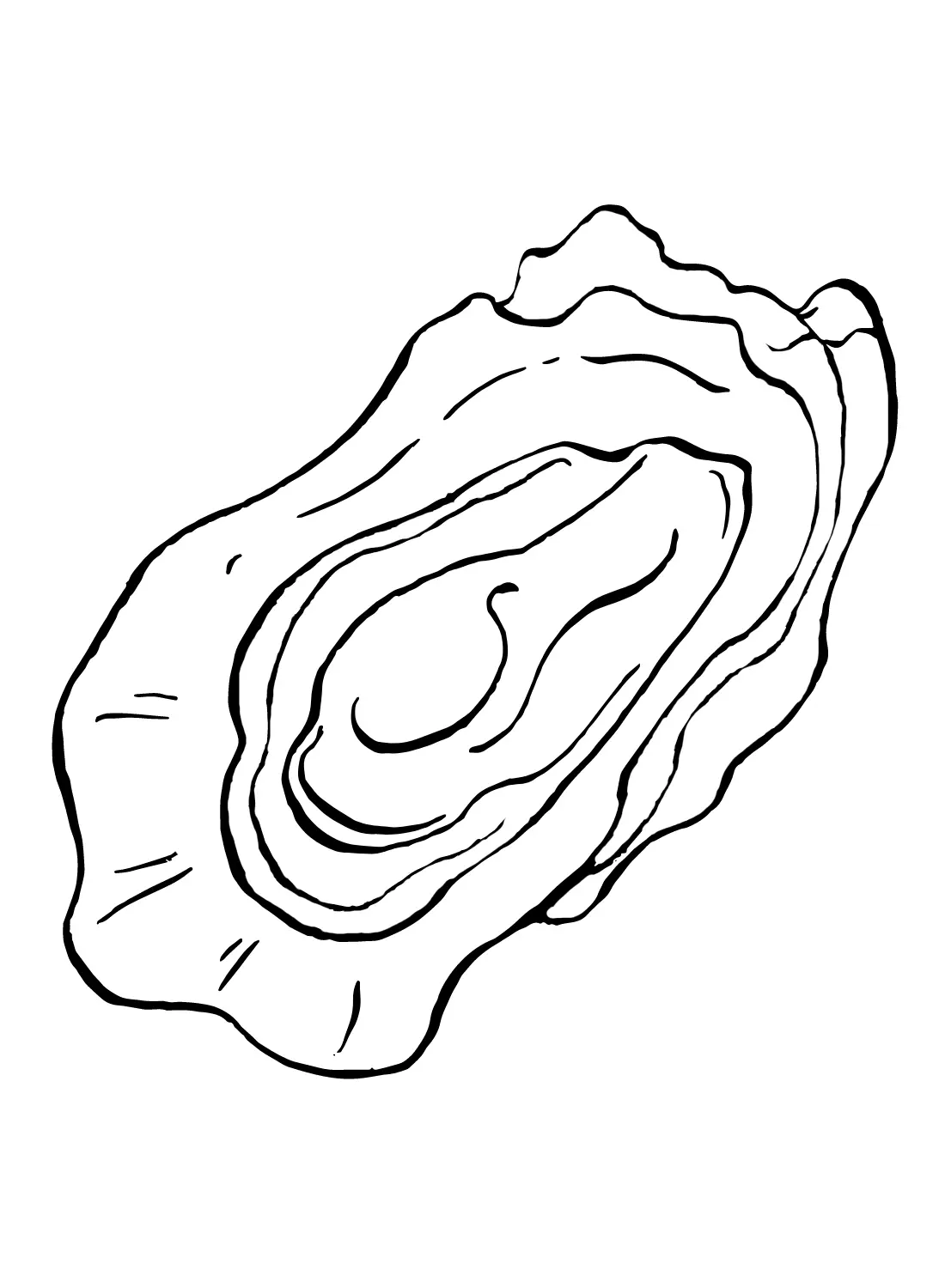 Oyster Coloring Pages