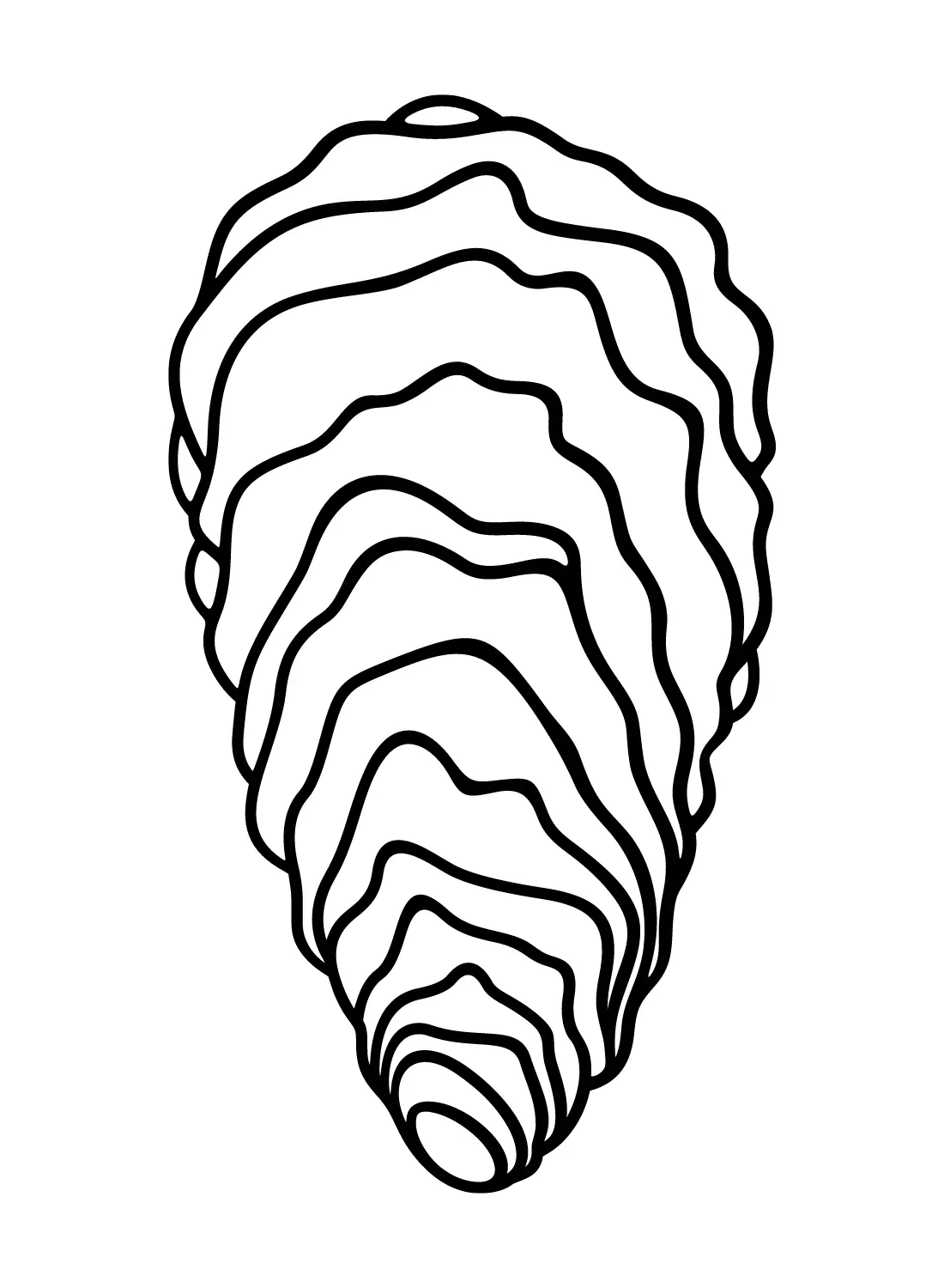 Oyster Coloring Pages