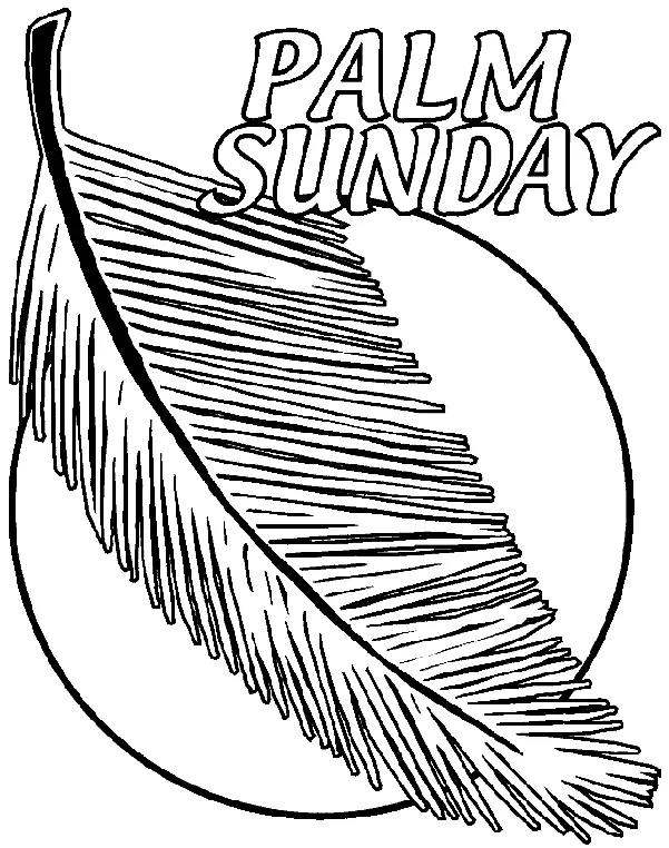 Palm Sunday Coloring Pages