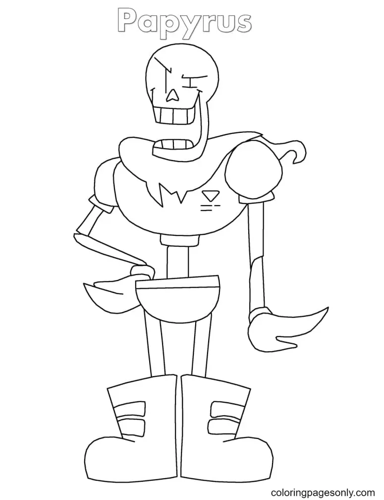 Papyrus Coloring Pages