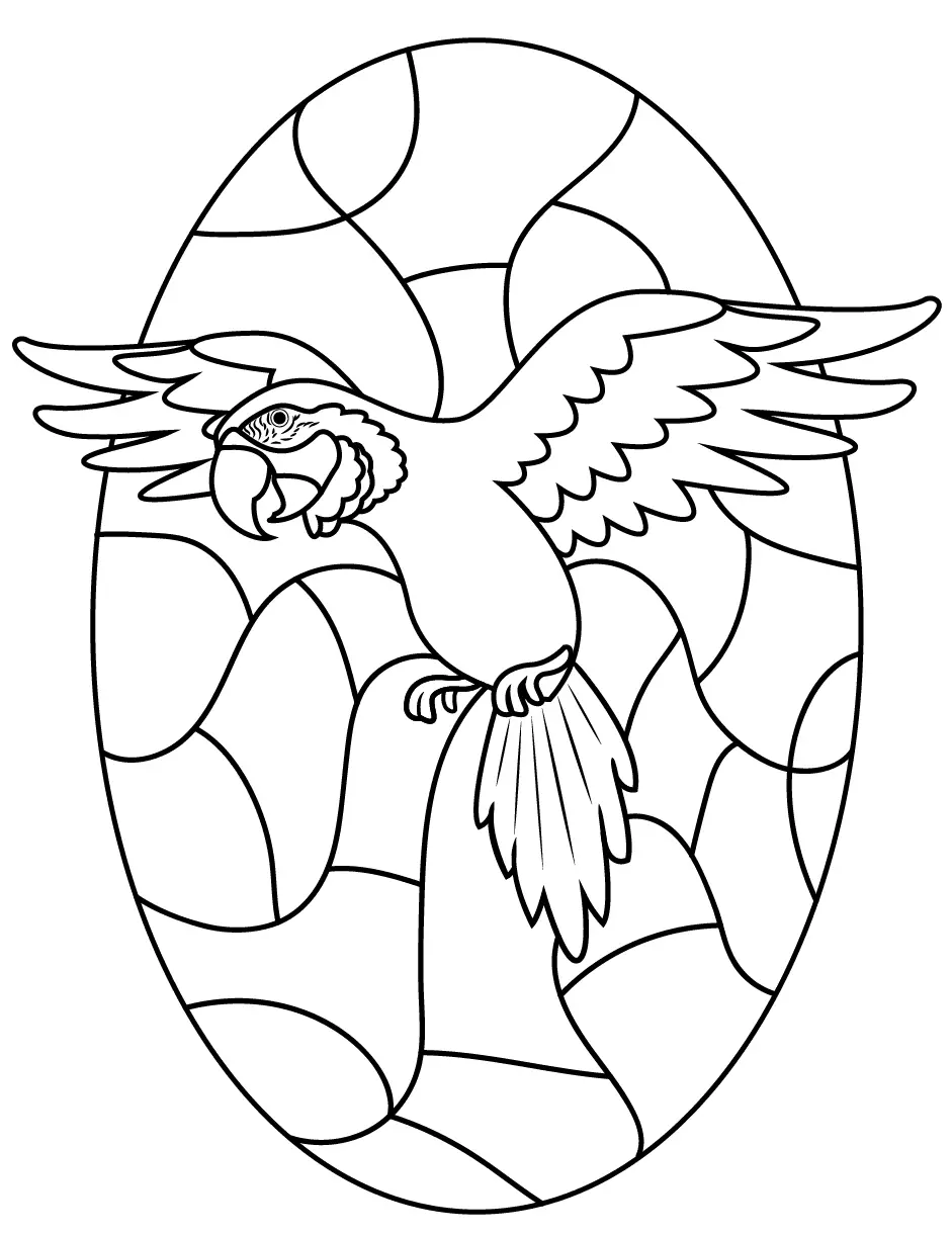 Parrot Coloring Pages