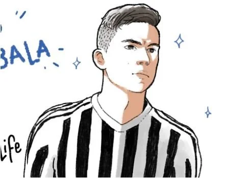 Paulo Dybala Coloring Pages