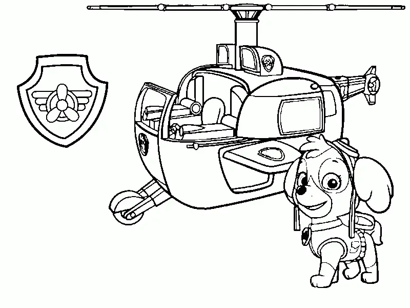 Paw Patrol Coloring Pages