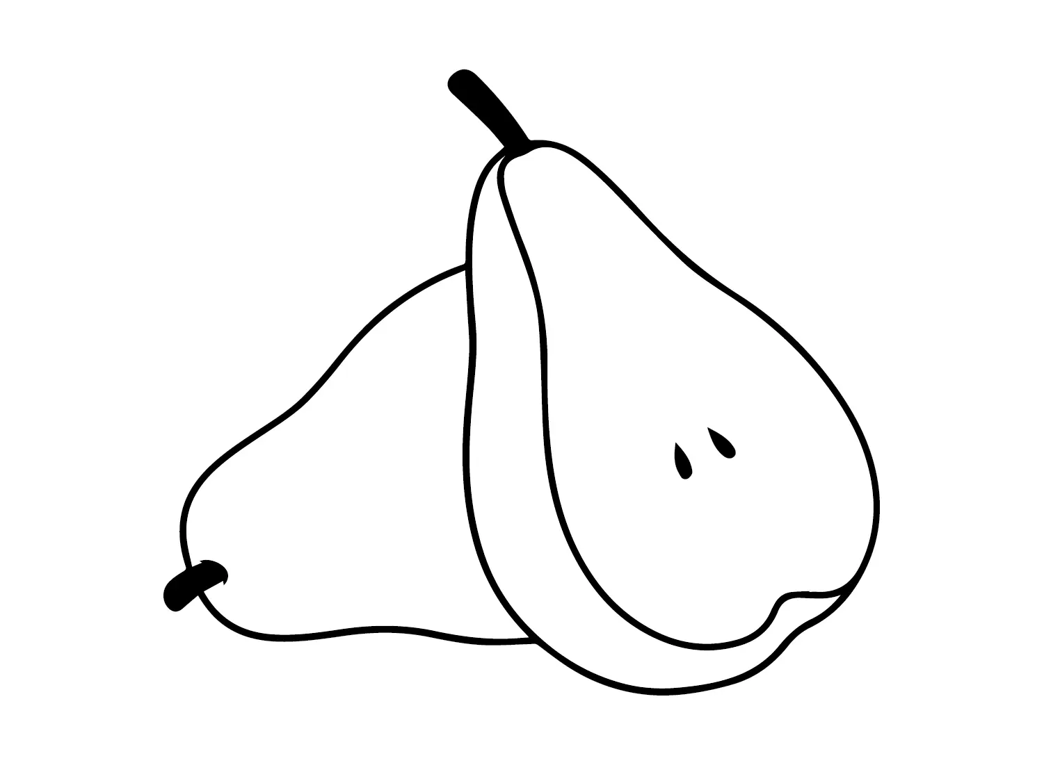 Pears Coloring Pages